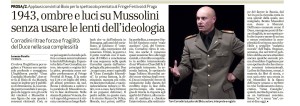 Recensione Giornale di Vicenza Gran Consiglio (Mussolini)